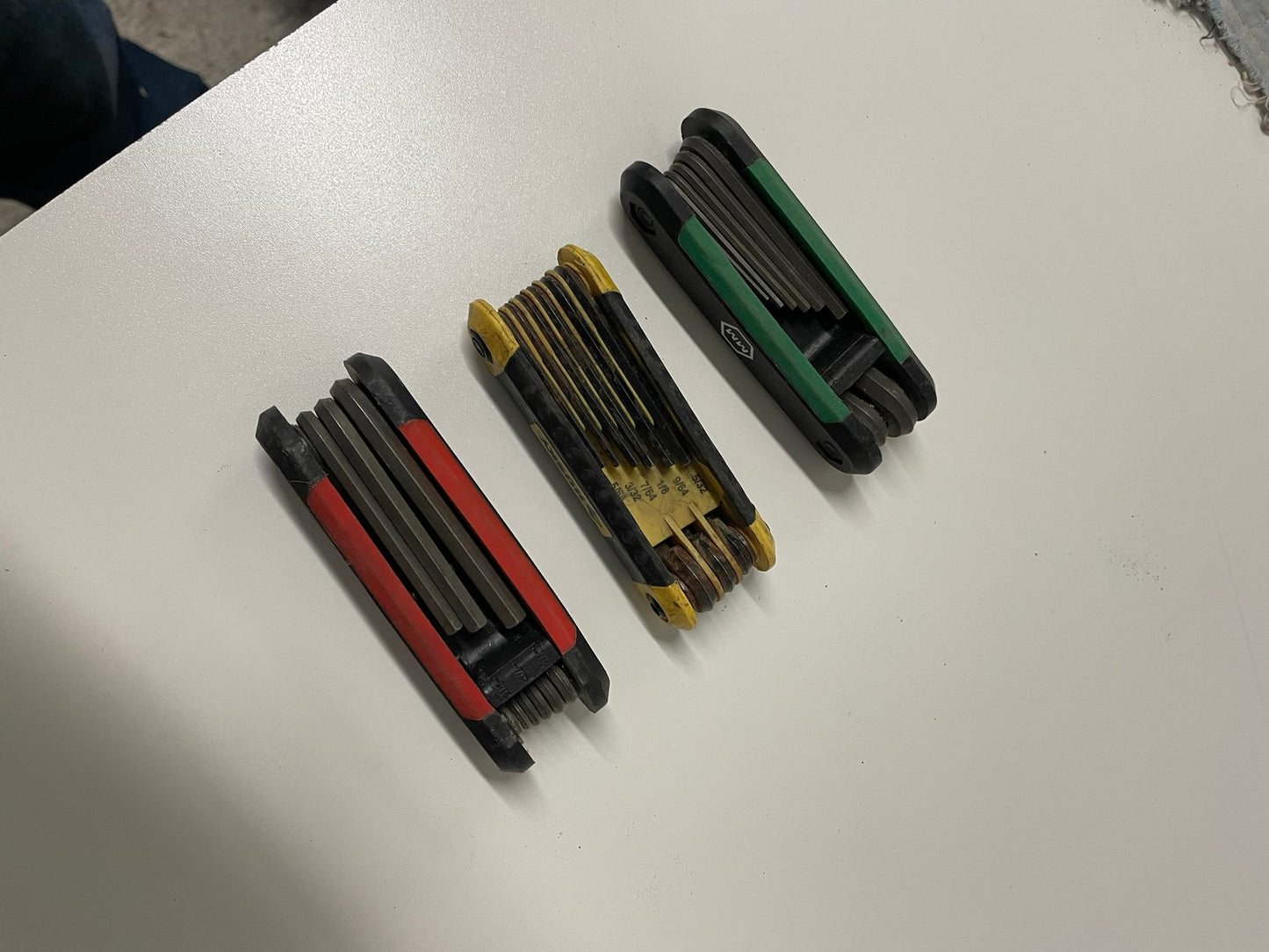 Folding Hex Key Set (9-Piece SAE, 8-Piece MM, 8-Piece Torx)