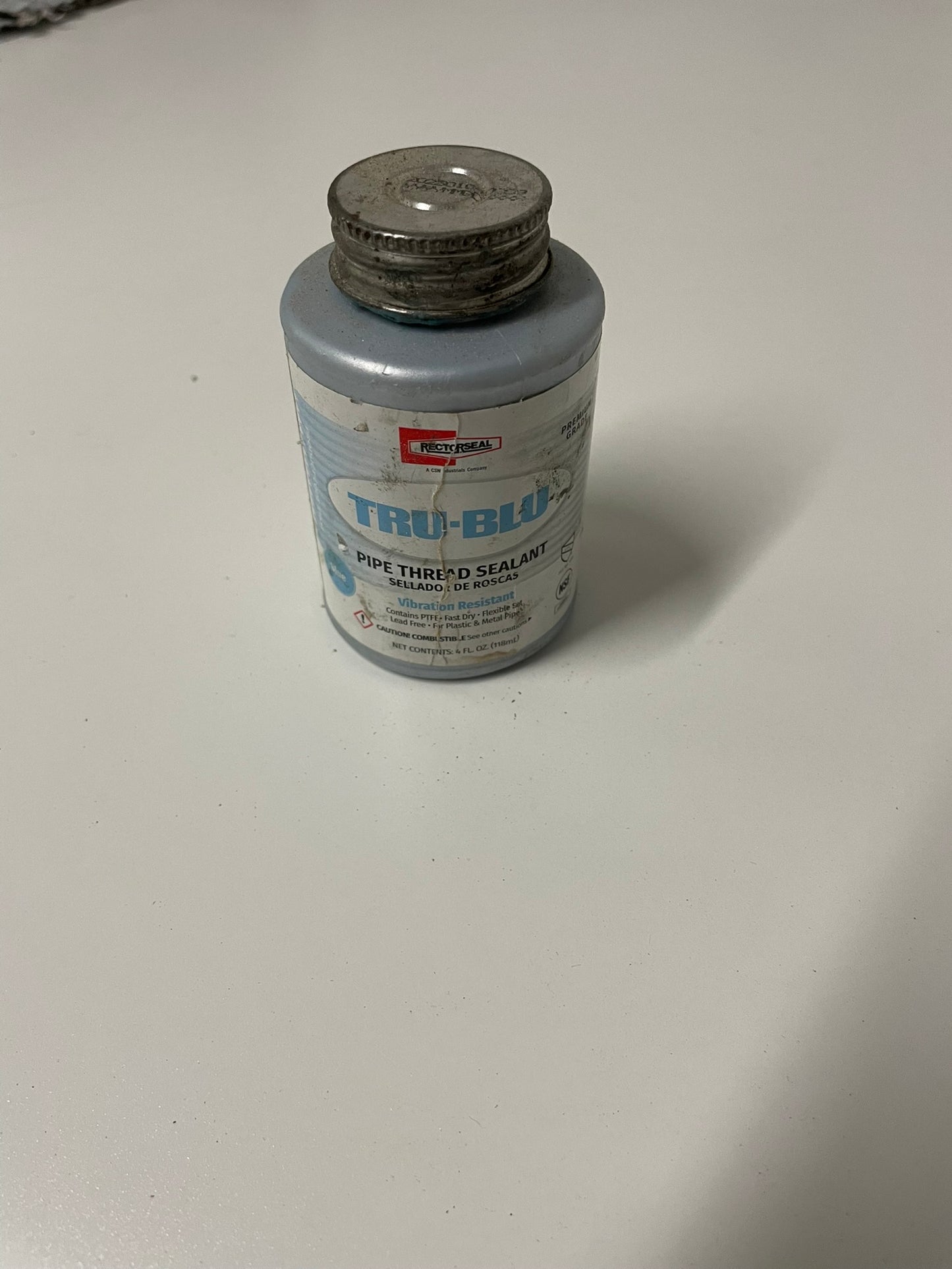 4 oz. Tru-Blu Pipe Thread Sealant with PTFE