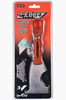 Zorr ZH-412 2-Edge Putty Knife and Utility Knife Combo