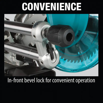 10" Dual-Bevel Sliding Compound Miter Saw with Laser