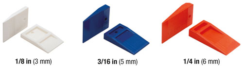 3/32 5mm TAVY Two-Sided Wedge Spacer