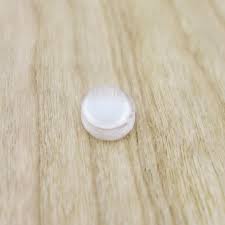 0.312" Rubber Door Bumpers, Clear, Hemispherical