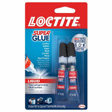 LocTite 2-Pack Clear Super Glue Liquid Tube