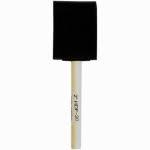 2" Foam Brush with Wood Handle