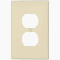 1-gang Almond Unbreakable Wallplate