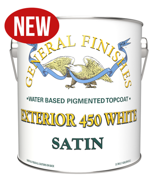 Exterior 450 Water-Based White Topcoat
