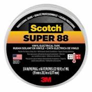 Scotch 3/4 in. x 66 ft. x 0.008 in. Super 88 Vinyl Electrical Tape, Black
