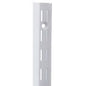 94" KV82 Heavy-Duty Double Slot Shelf Standard, White Finish