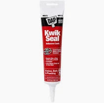 Kwik Seal 5.5 oz. White Kitchen and Bath Adhesive Caulk by  DAP